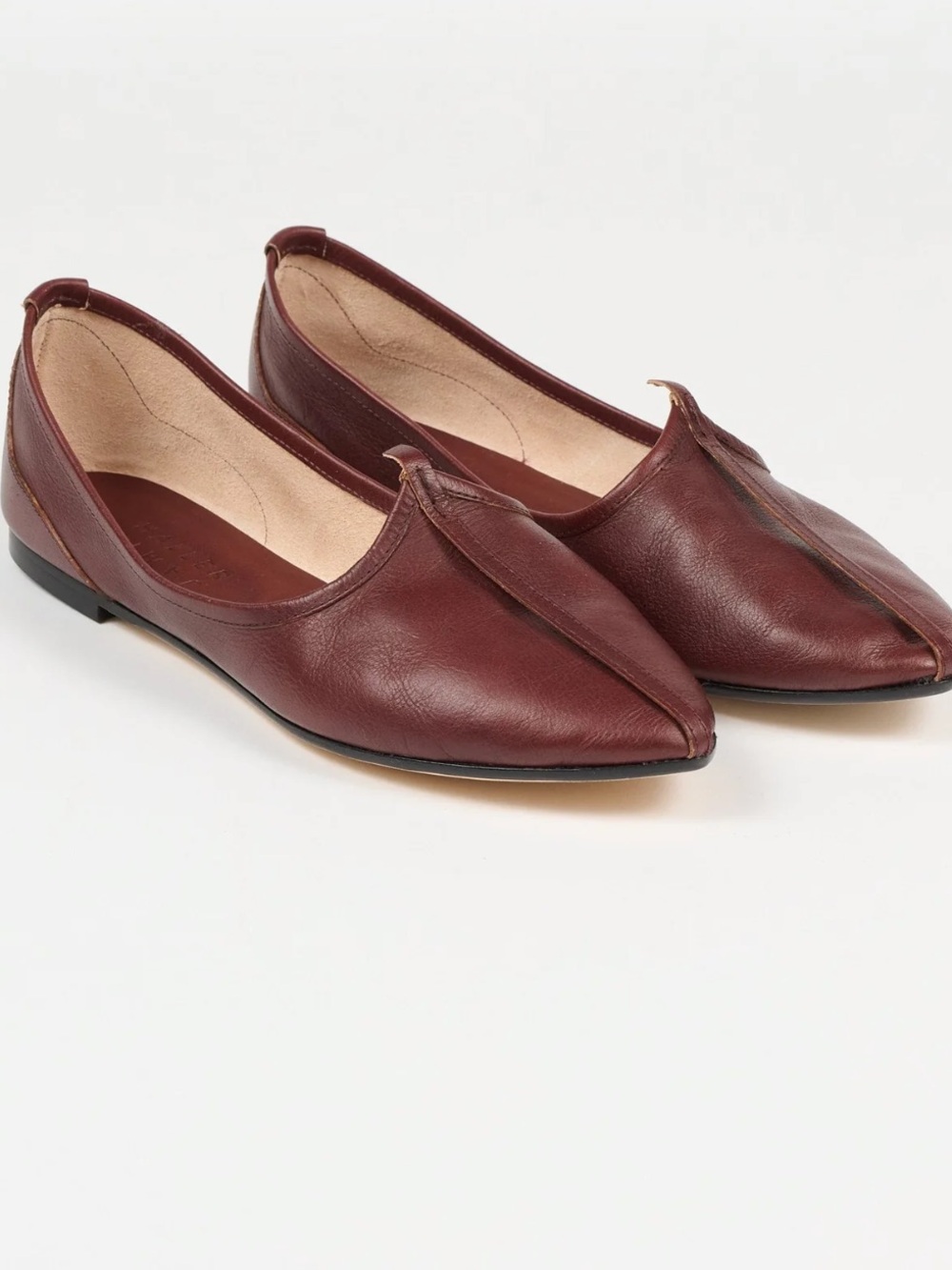 Jamie Haller The Jutti Slipper in Oxblood, 41